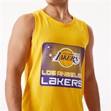 New Era LA LAKERS GRAPHIC TANK TOP Майка баскетбольная Желтый/Фиолетовый/Белый - фото 272676