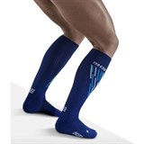 CEP SKI THERMO TALL COMPRESSION SOCKS Компрессионные гольфы для катания на лыжах Темно-синий/Голубой - фото 272710