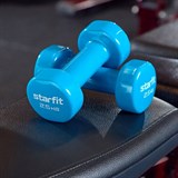Starfit DB-101 2,5 КГ Гантель виниловая Синий - фото 272779
