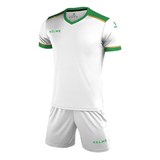 Kelme SHORT SLEEVE FOOTBALL SET (3871001-105) Форма футбольная Белый/Зеленый - фото 272792