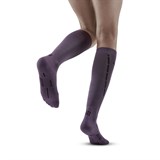 CEP REFLECTIVE TALL COMPRESSION SOCKS (W) Компрессионные гольфы женские Фиолетовый - фото 272895
