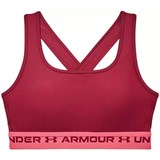 Under Armour MID CROSSBACK BRA (W) Бра-топ женский Розовый - фото 272950