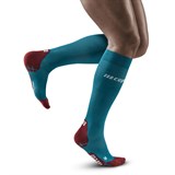 CEP ULTRALIGHT TALL COMPRESSION SOCKS Компрессионные гольфы ультратонкие Синий/Красный - фото 272952