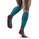 CEP ULTRALIGHT TALL COMPRESSION SOCKS Компрессионные гольфы ультратонкие Синий/Красный - фото 272953
