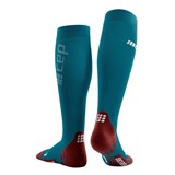 CEP ULTRALIGHT TALL COMPRESSION SOCKS Компрессионные гольфы ультратонкие Синий/Красный - фото 272954