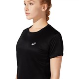 Asics CORE SS TOP (W) Футболка беговая женская Черный - фото 273000