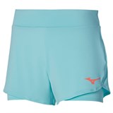 Mizuno FLEX SHORT (W) Шорты теннисные женские Голубой - фото 273072