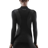CEP WINTER WINGTECH LONG SLEEVE TOP (W) Футболка утепленная с длинным рукавом и поддержкой осанки женская Черный - фото 273214