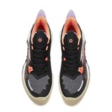 Anta SHOCK WAVE 5 TEAM V2 "LIGHT IRIS PURPLE" Кроссовки баскетбольные Черный/Оранжевый - фото 273308