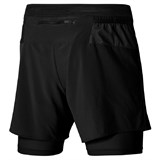 Mizuno ER 4.5 2IN1 SHORT Шорты беговые Черный/Серый - фото 273391