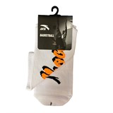 Anta SHOCK THE GAME CREW SOCKS Носки баскетбольные высокие Белый/Черный/Оранжевый - фото 273425