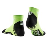 CEP ULTRALIGHT LOW CUT COMPRESSION SOCKS Компрессионные короткие носки для бега ультратонкие Зеленый/Черный - фото 273474