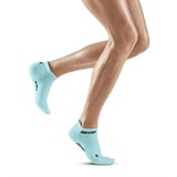 CEP THE RUN NO SHOW SOCKS 4.0 (W) Носки беговые ультракороткие женские Голубой - фото 273515