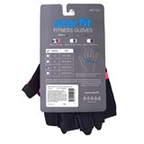 Starfit WG-102 Перчатки для фитнеса Черный/Малиновый - фото 273606