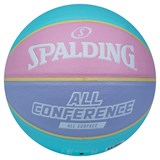 Spalding ALL CONFERENCE (77-065Z) Мяч баскетбольный Голубой/Розовый/Фиолетовый - фото 273673