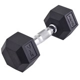 Starfit DB-301 7 КГ Гантель обрезиненная Черный - фото 273686