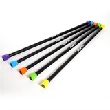 Starfit BB-301 4 кг Бодибар неопреновый Черный/Оранжевый - фото 273737