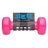 Starfit DB-101 1 КГ Гантель виниловая Розовый - фото 273756 Starfit DB-101 1 КГ Гантель виниловая Розовый - фото 273756