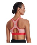 Under Armour MID KEYHOLE BRA (W) Бра-топ женский Розовый - фото 273925
