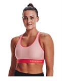 Under Armour MID KEYHOLE BRA (W) Бра-топ женский Розовый - фото 273926