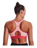 Under Armour MID KEYHOLE BRA (W) Бра-топ женский Розовый - фото 273927