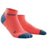 CEP LOW CUT COMPRESSION SOCKS 3.0 (W) Компрессионные короткие носки женские Коралловый/Синий - фото 274328