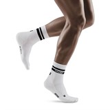 CEP 80S MID CUT COMPRESSION SOCKS Компрессионные носки Белый/Черный - фото 274524