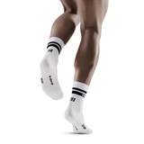 CEP 80S MID CUT COMPRESSION SOCKS Компрессионные носки Белый/Черный - фото 274525