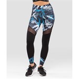 Fifty LILY FA-WH-0206 Тайтсы женские Черный/Серый/Голубой - фото 274749