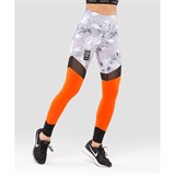 Fifty MIRAGE FA-WH-0206 Тайтсы женские Серый/Оранжевый - фото 274753