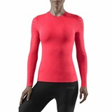 CEP ULTRALIGHT LONG SLEEVE RUN SHIRT (W) Футболка беговая с длинным рукавом женская Розовый - фото 274959