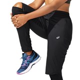 Asics RACE PANT (W) Брюки беговые Черный/Серый - фото 275078