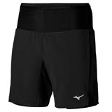 Mizuno MULTI POCKET 2IN1 7.5 SHORT "BLACK" Шорты беговые Черный/Серый - фото 275080