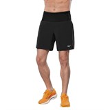 Mizuno MULTI POCKET 2IN1 7.5 SHORT "BLACK" Шорты беговые Черный/Серый - фото 275083