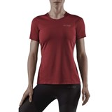 CEP RUN SHIRT SHORT SLEEVE (W) Футболка беговая женская Красный - фото 275100