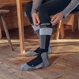 CEP SKI MERINO TALL COMPRESSION SOCKS Компрессионные гольфы с шерстью мериноса для горнолыжного спорта Черный/Серый - фото 275134