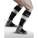 CEP SKI MERINO TALL COMPRESSION SOCKS Компрессионные гольфы с шерстью мериноса для горнолыжного спорта Черный/Серый - фото 275135