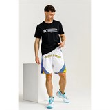 Anta KLAY THOMPSON Шорты баскетбольные Белый/Синий/Желтый - фото 275183