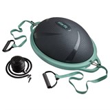 Starfit GB-503 "BOSU" Полусфера с эспандерами Серый/Зеленый - фото 275378