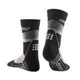 CEP HIKING MAX MID CUT COMPRESSION SOCKS (W) Компрессионные носки женские Серый/Черный - фото 275519