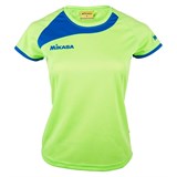 Mikasa MOGO Футболка волейбольная женская Салатовый/Синий - фото 275664