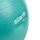 Starfit GB-108, 75 СМ, 1200 Г Фитбол антивзрыв Бирюзовый - фото 275685