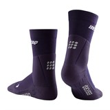 CEP COLD WEATHER MID-CUT SOCKS (W) Компрессионные носки для бега с шерстью мериноса женские Фиолетовый - фото 275737