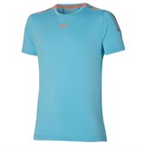 Mizuno SHADOW TEE Футболка теннисная Голубой - фото 275828