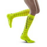 CEP REFLECTIVE TALL COMPRESSION SOCKS (W) Компрессионные гольфы женские Желтый - фото 275874