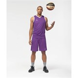 Jögel CAMP BASIC Шорты баскетбольные Фиолетовый/Белый - фото 275946