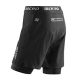 CEP TRAINING SHORTS 2IN1 (W) Компрессионные шорты 2 в 1 женские Черный - фото 276040