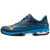 Mizuno WAVE EXCEED LIGHT 2 AC Кроссовки теннисные Синий/Темно-синий/Желтый - фото 276144