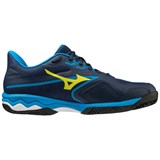 Mizuno WAVE EXCEED LIGHT 2 AC Кроссовки теннисные Синий/Темно-синий/Желтый - фото 276145