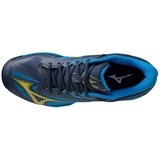 Mizuno WAVE EXCEED LIGHT 2 AC Кроссовки теннисные Синий/Темно-синий/Желтый - фото 276147